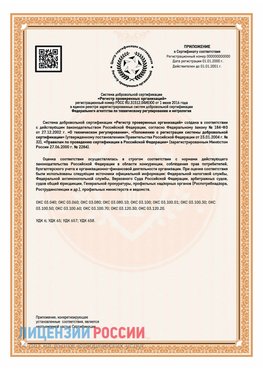 Приложение СТО 03.080.02033720.1-2020 (Образец) Домодедово Сертификат СТО 03.080.02033720.1-2020